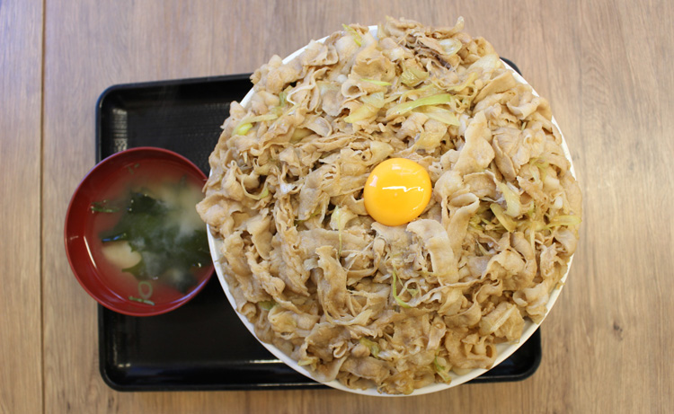 Densetsu no Suta-don-ya Koriyama Asaka Location’s Suta-don with Tripled Meat and Rice