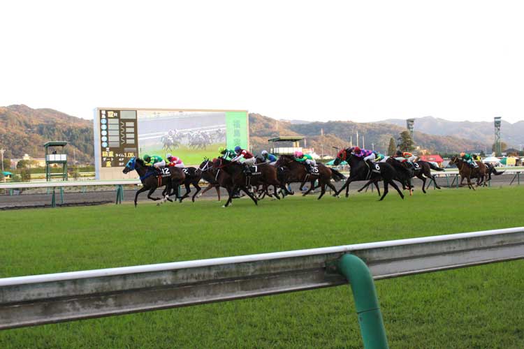 Fukushima Keiba-jo (Horse Racetrack) in Fukushima City